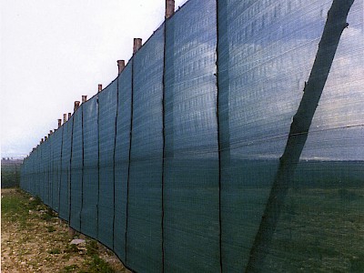 Knitted Nets - Windbreak, Shade and Hail Protection