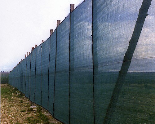 Knitted Nets - Windbreak, Shade and Hail Protection